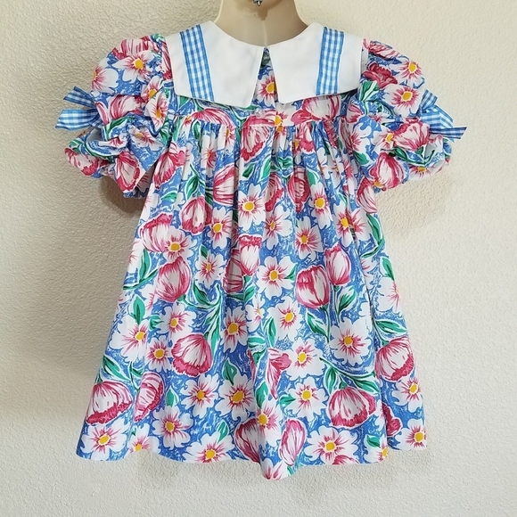Rare Editions Vintage Baby Girl Dress - Picture 3 of 9